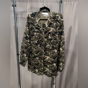Army Fatigue/Camouflage Button-Up Jacket